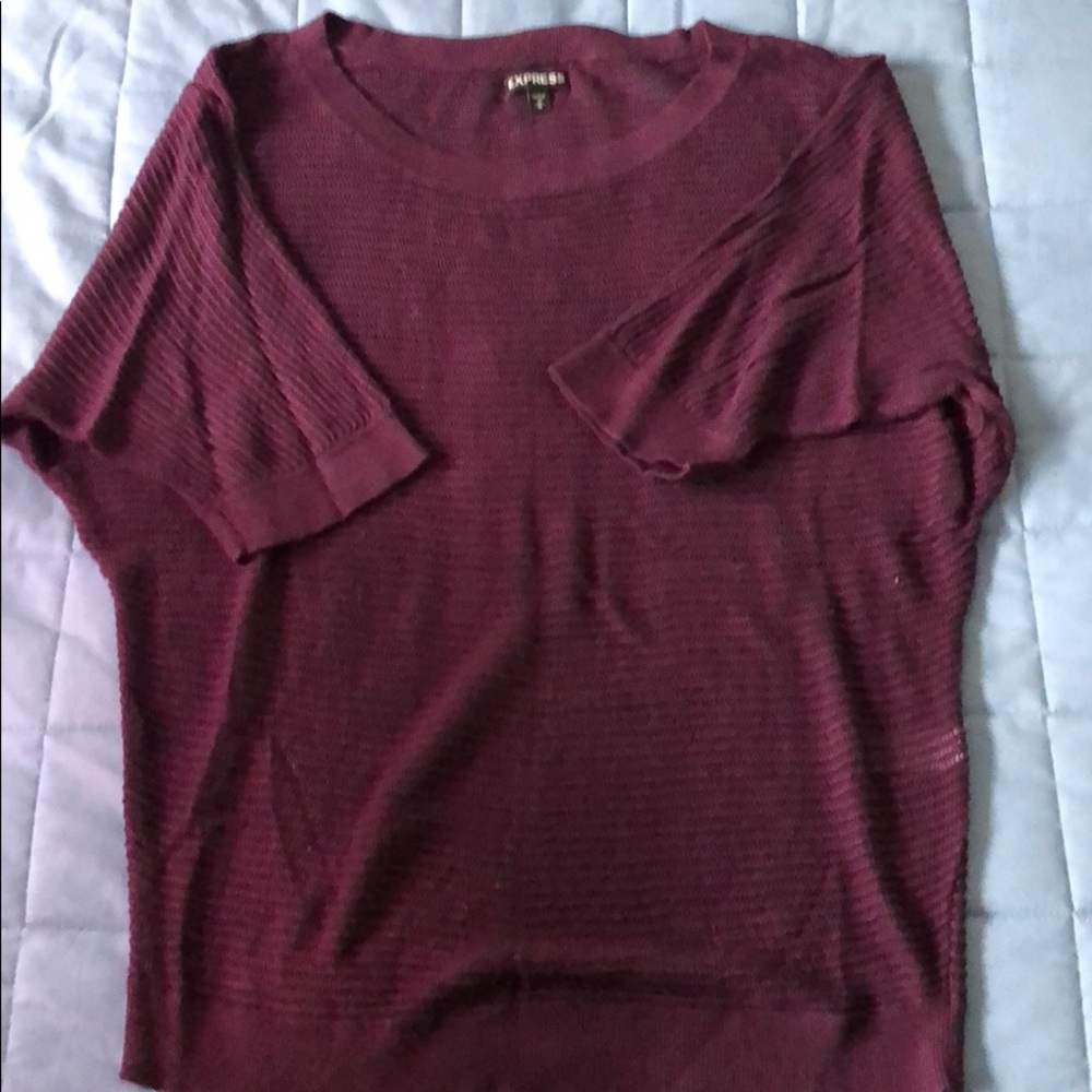 Purple sweater